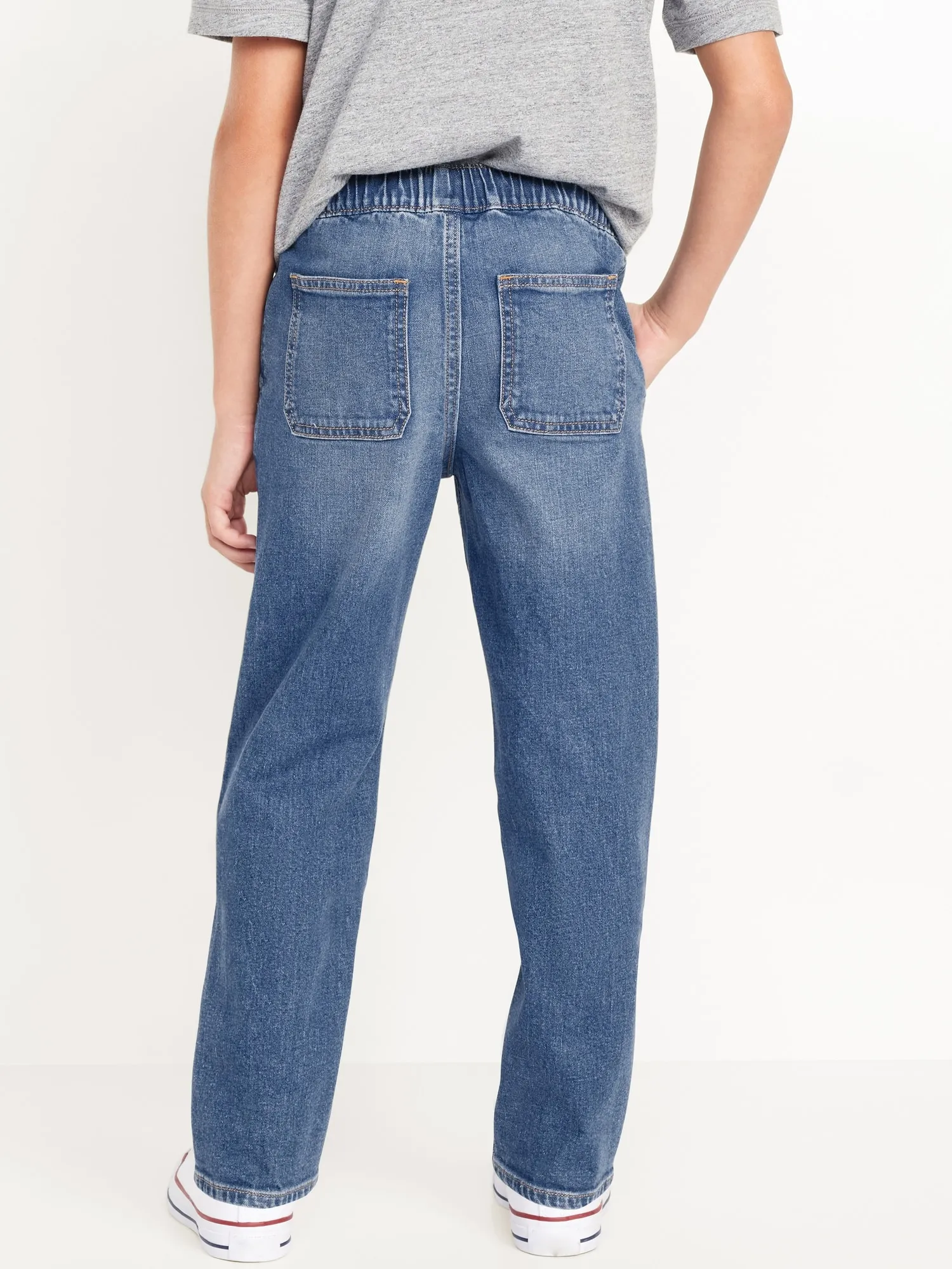 Old Navy Wow Pull-On Straight Leg Jeans for Boys