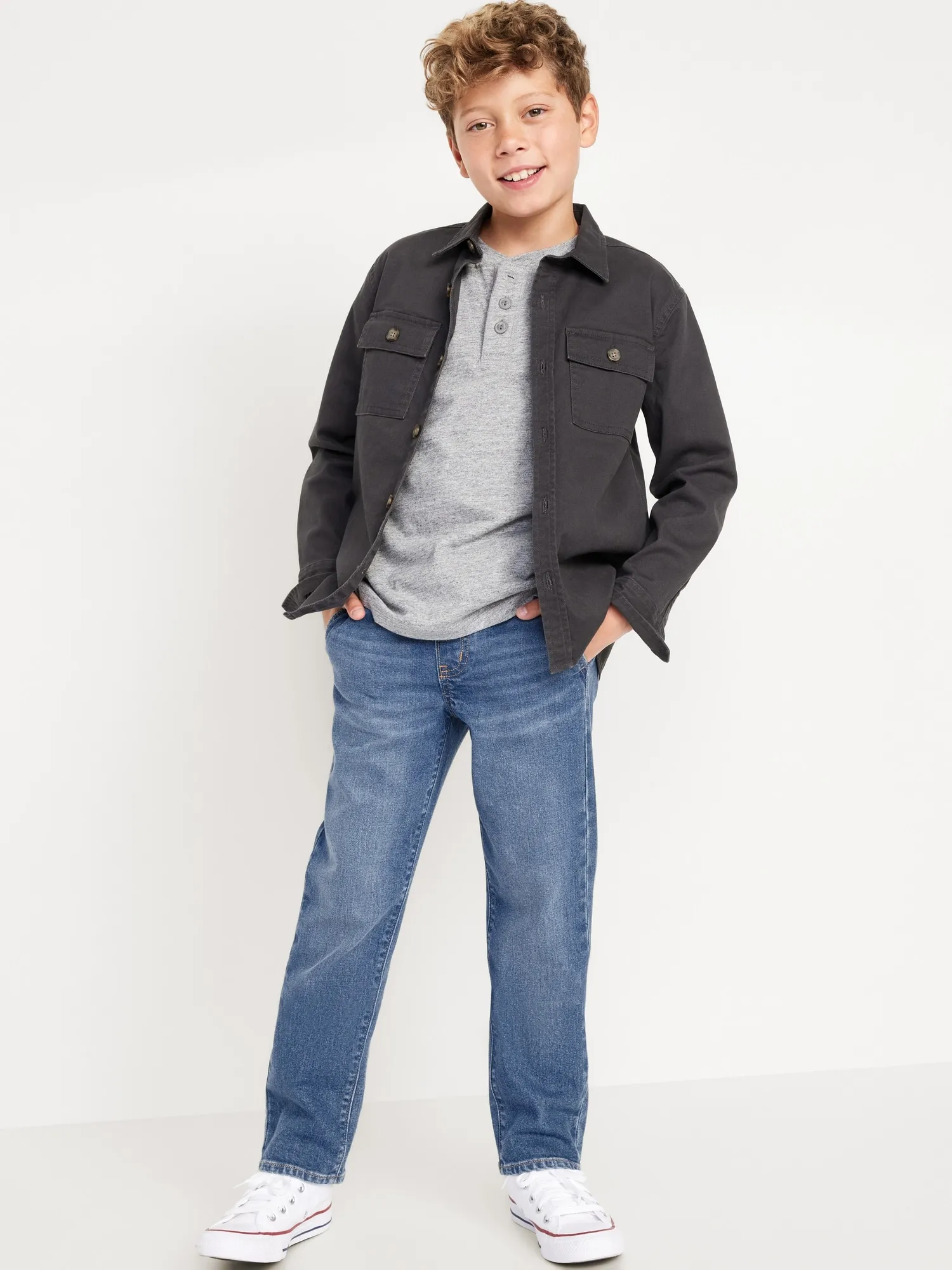 Old Navy Wow Pull-On Straight Leg Jeans for Boys