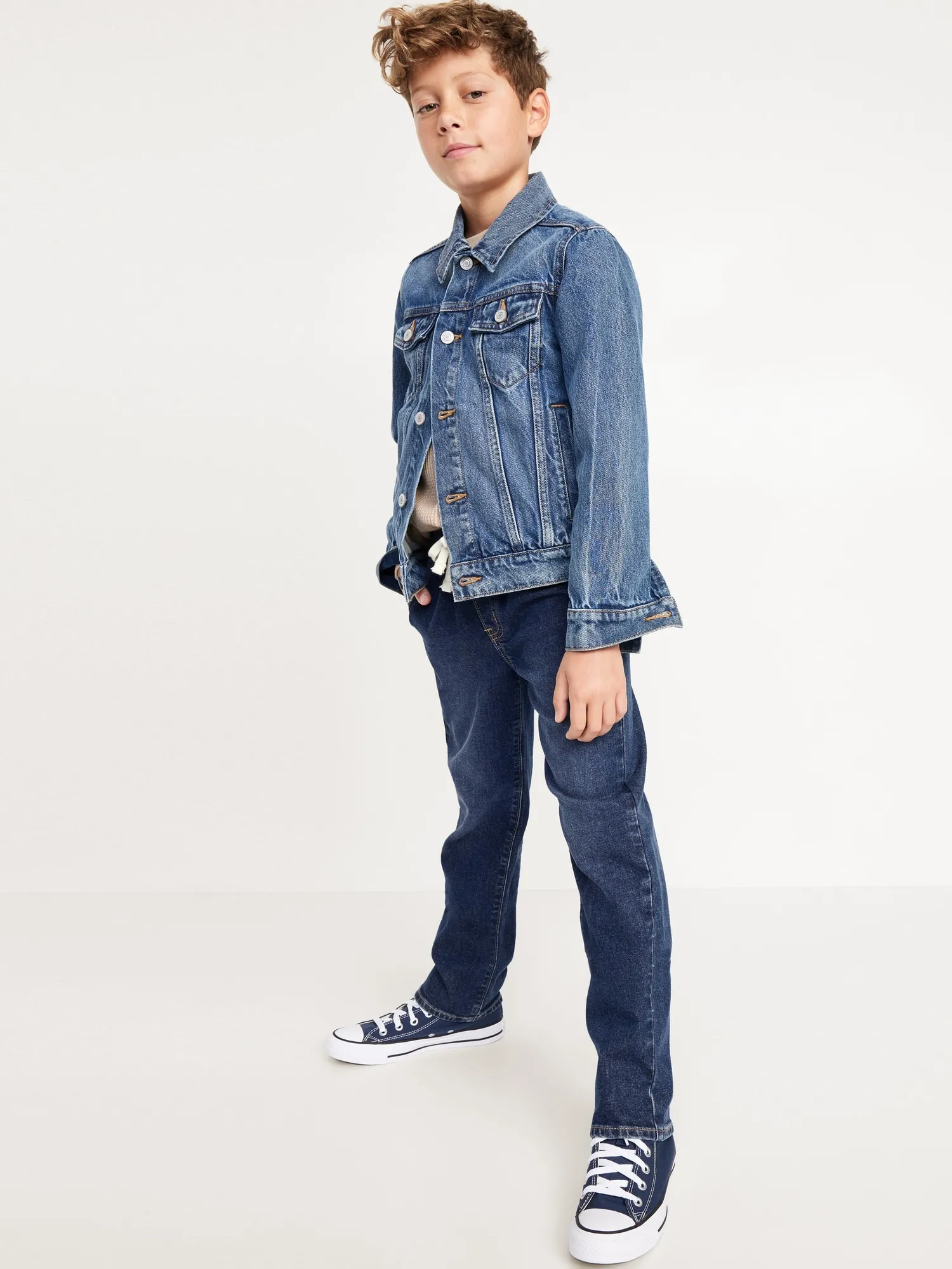 Old Navy Wow Pull-On Straight Leg Jeans for Boys