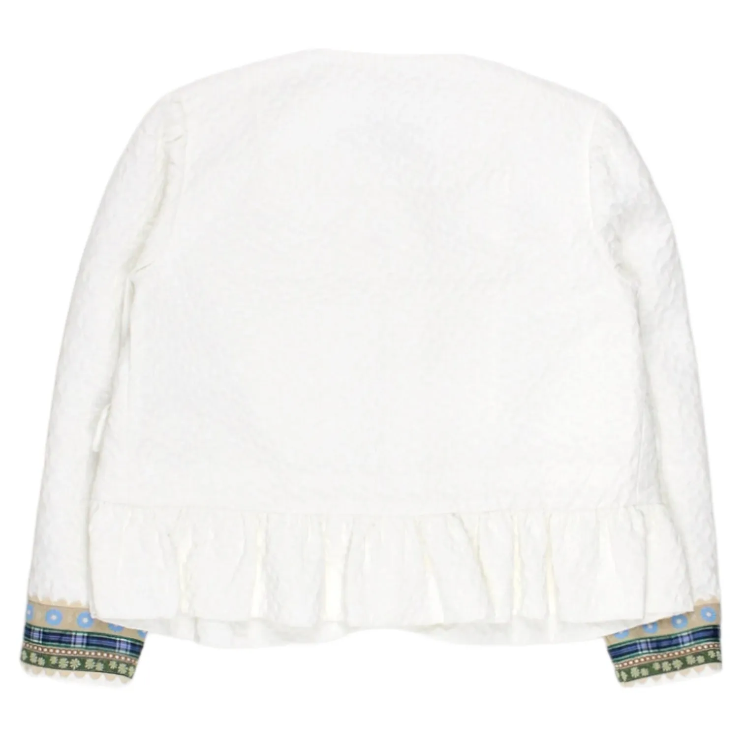 Orla Kiely White Floral Jacquard Jacket