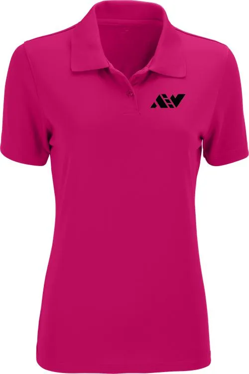 OUTLET-Vansport Ladies Omega Solid Mesh Tech Polo