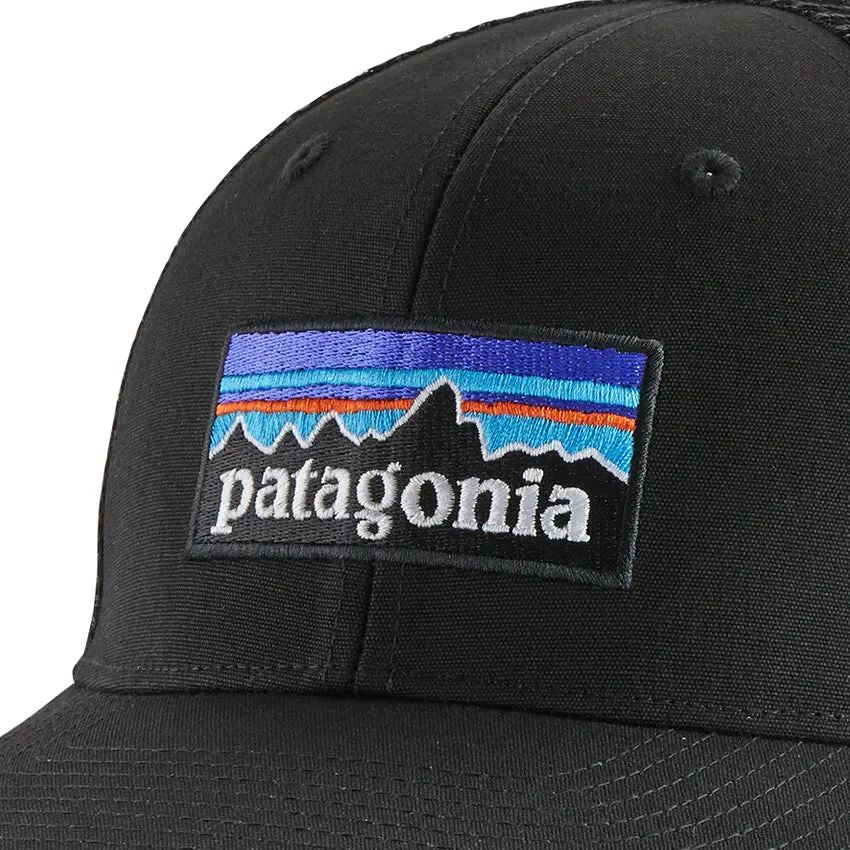 P-6 Logo Trucker Hat - Black