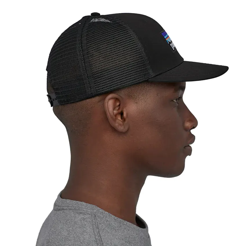 P-6 Logo Trucker Hat - Black