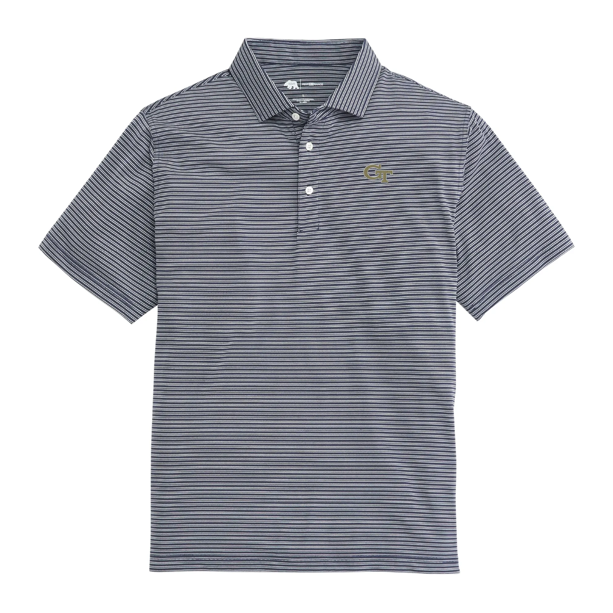 Pairing Stripe Georgia Tech Performance Pique Polo