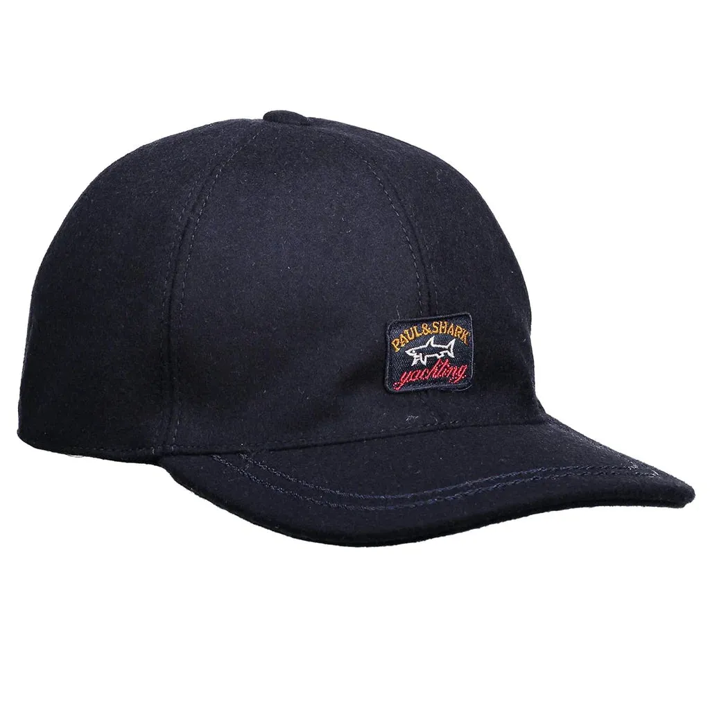 Paul & Shark Wool Baseball Hat Navy