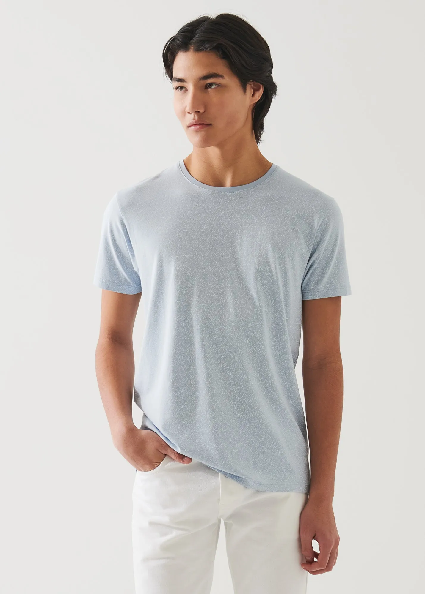 PIMA COTTON STRETCH PRINTED T-SHIRT