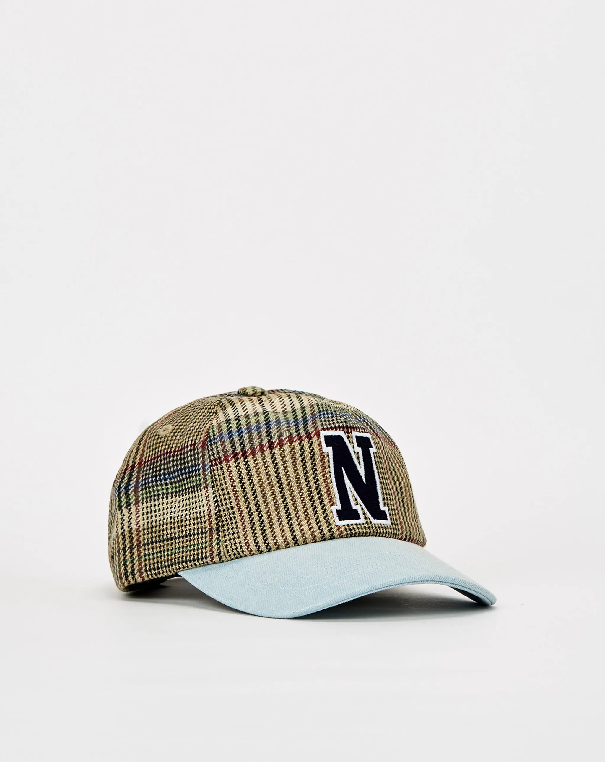 Plaid Crown 5-Panel Hat