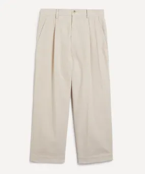 Pleated Corduroy Trousers