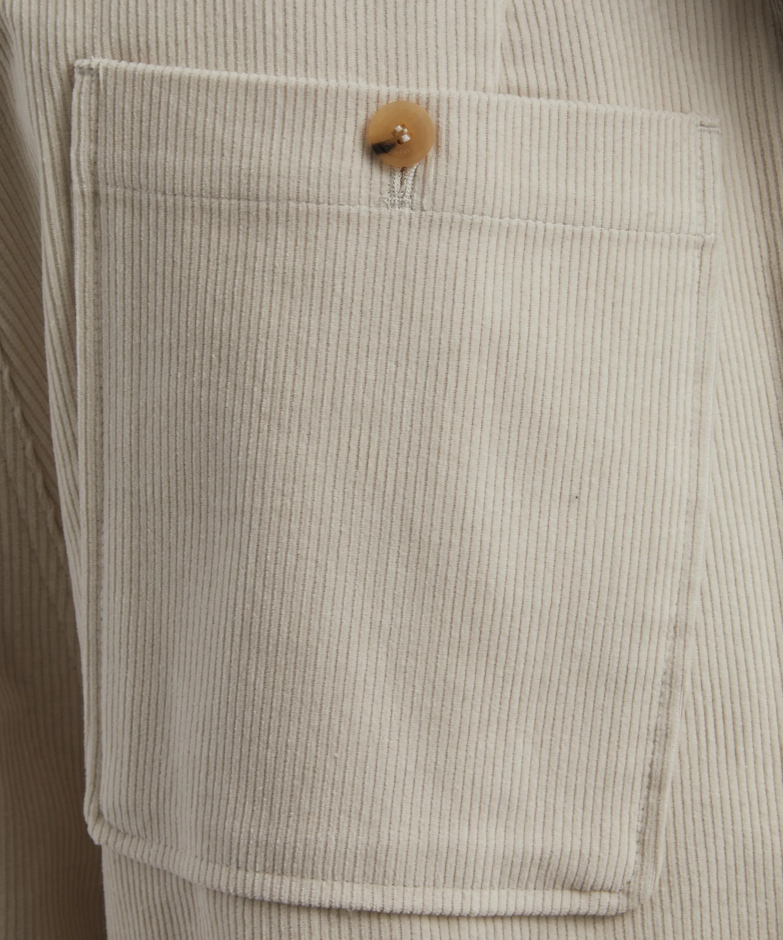 Pleated Corduroy Trousers