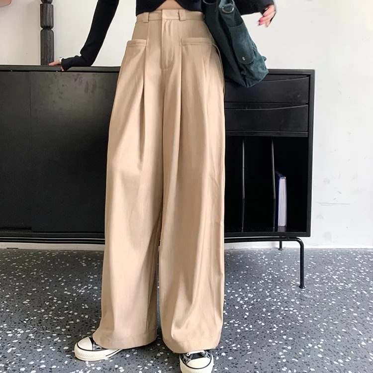 Pocket String Strap Oversized Trouser