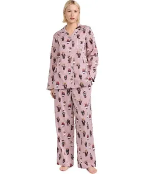 Polo Ralph Lauren Polo Bear Motif Pajama Set Snowfall Bear Print L