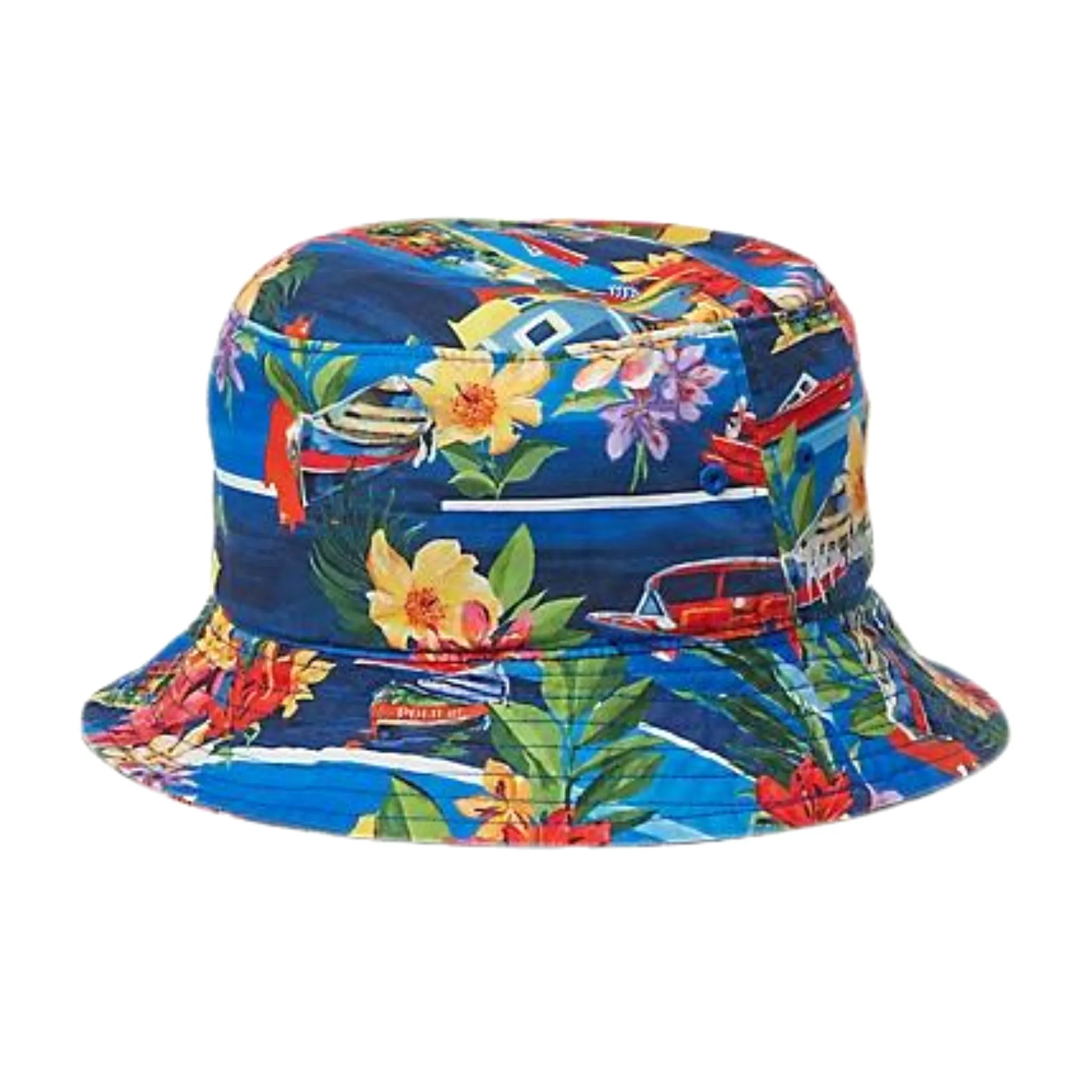 Polo Ralph Lauren Tropical-Print Twill Bucket Hat (Le Grand Bleu Print)