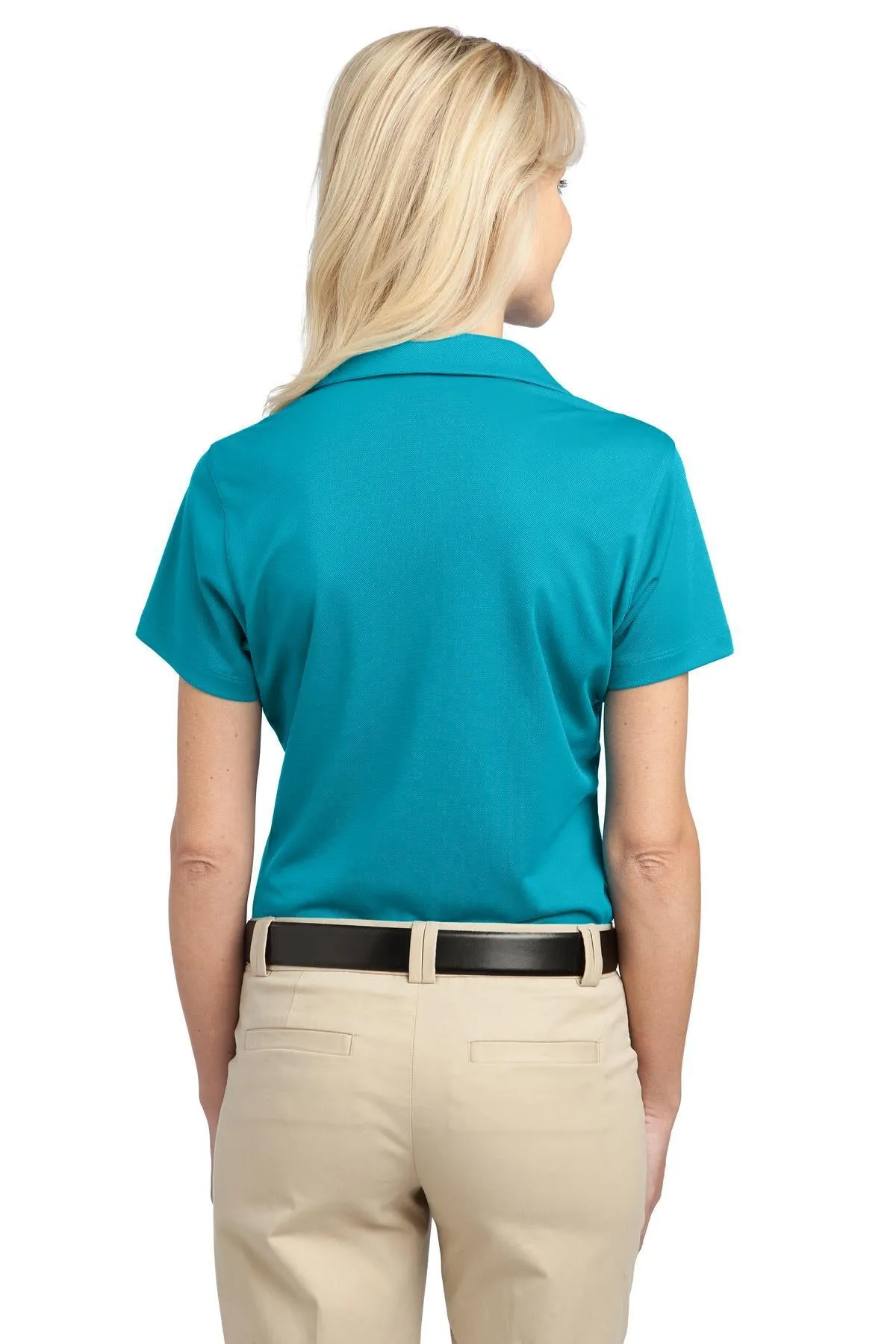 Port Authority Ladies Tech Pique Polo L527 Deep Teal Blue