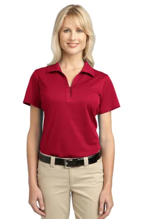 Port Authority Ladies Tech Pique Polo L527 Rich Red