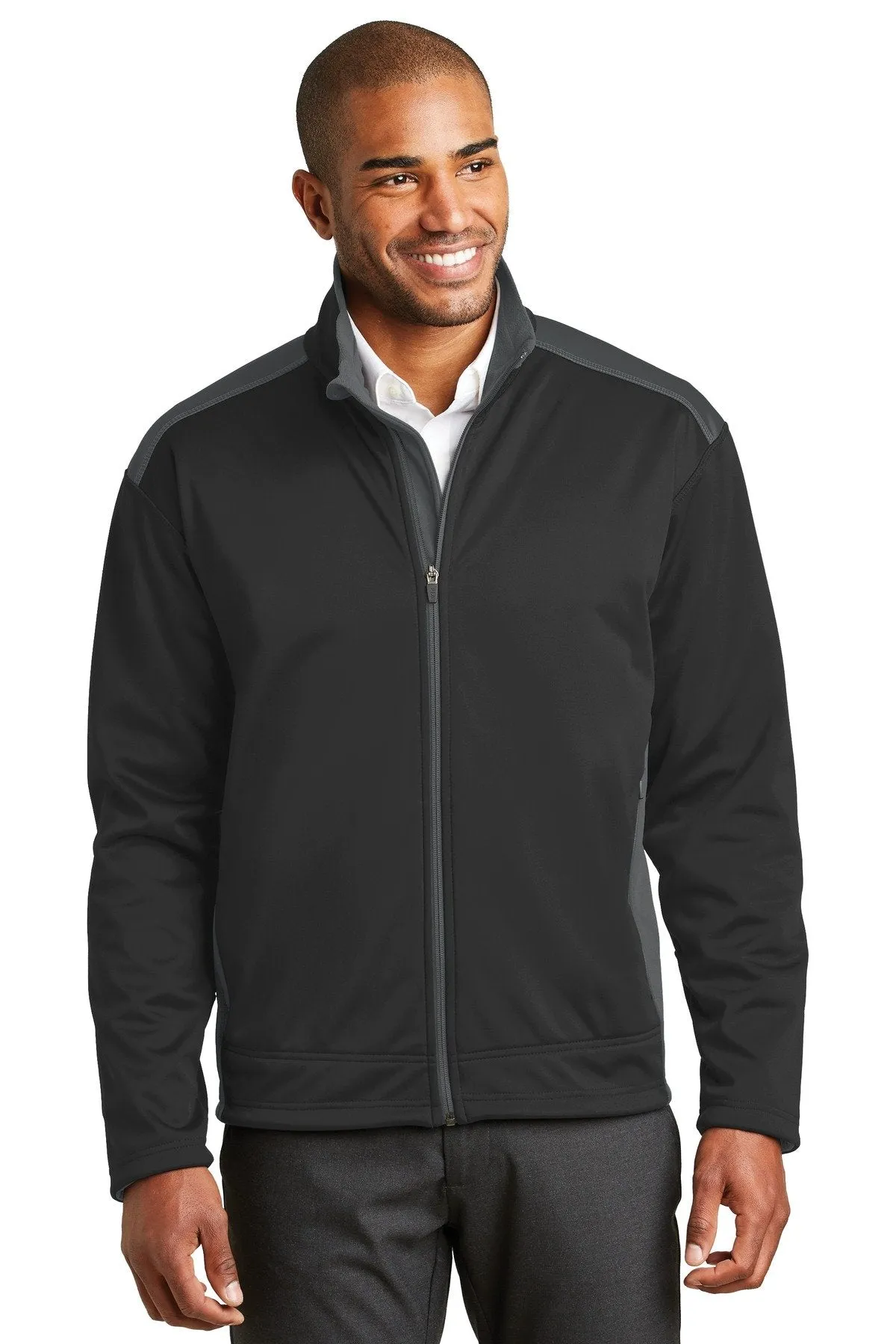 Port Authority Two-Tone Soft Shell Jacket J794 Black/Graphite