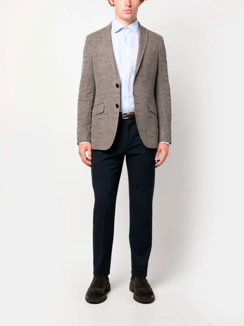 Prince of Wales check pattern jacket