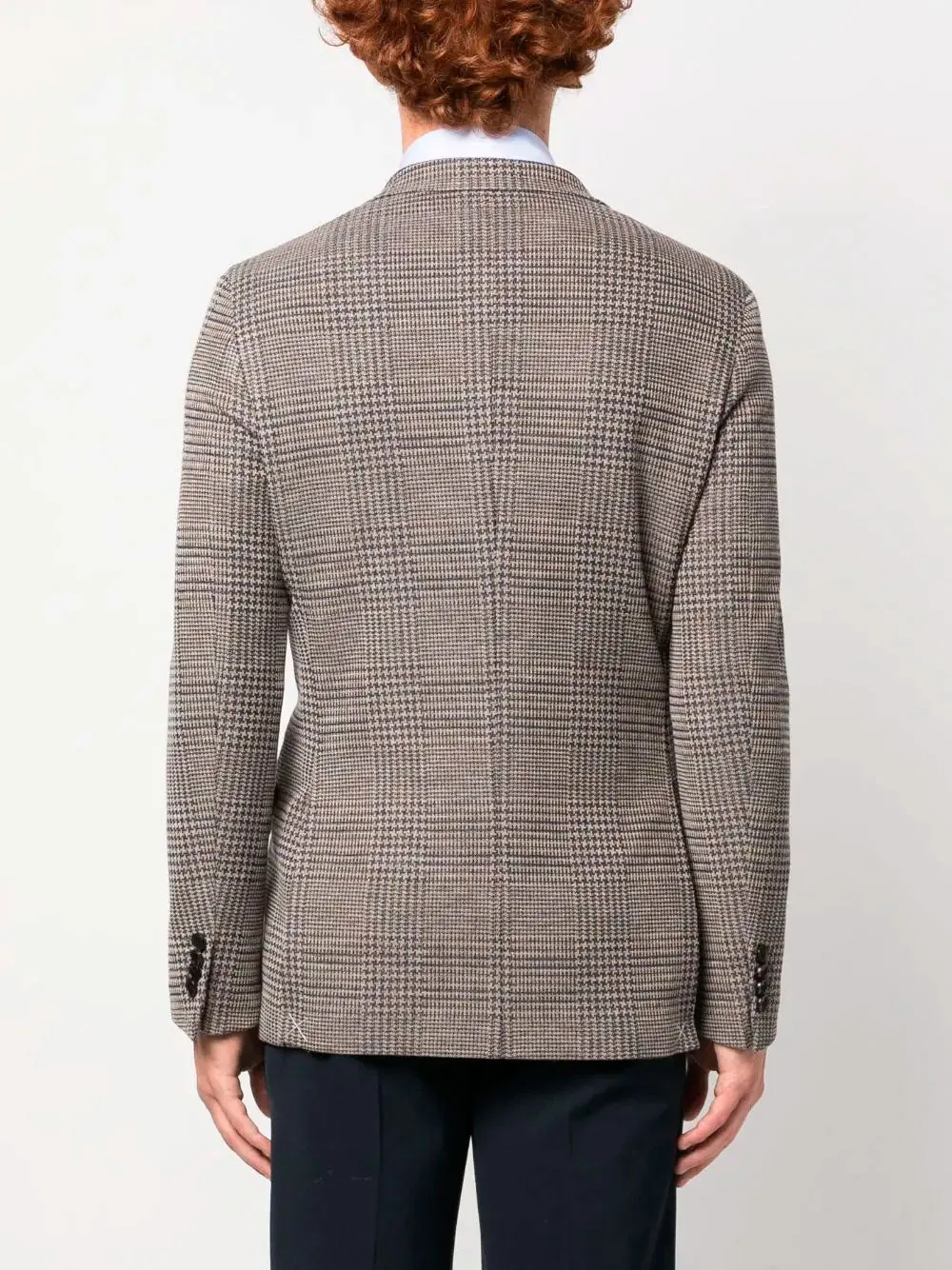 Prince of Wales check pattern jacket