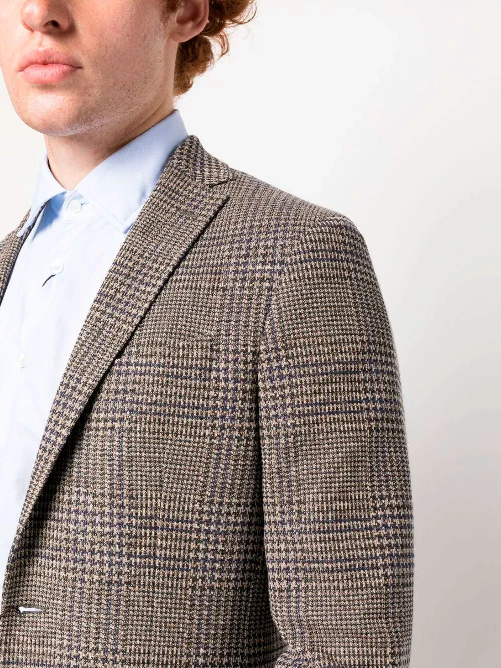 Prince of Wales check pattern jacket