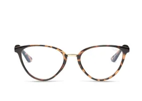 Quay Rumours Glasses Tort/Clear Blue Light