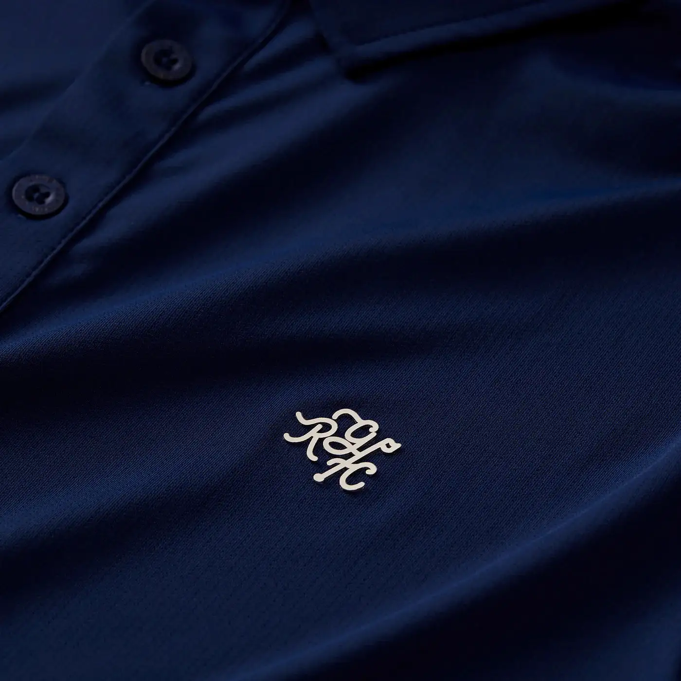 Random Golf Club Tech Polo - Marine