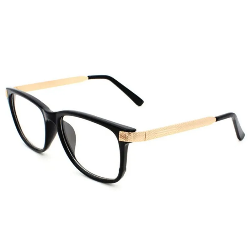 Retro Square Frames Eye Glasses Women Metal Frame Eyewear Nerd Glasses Spectacles PY6 SM6