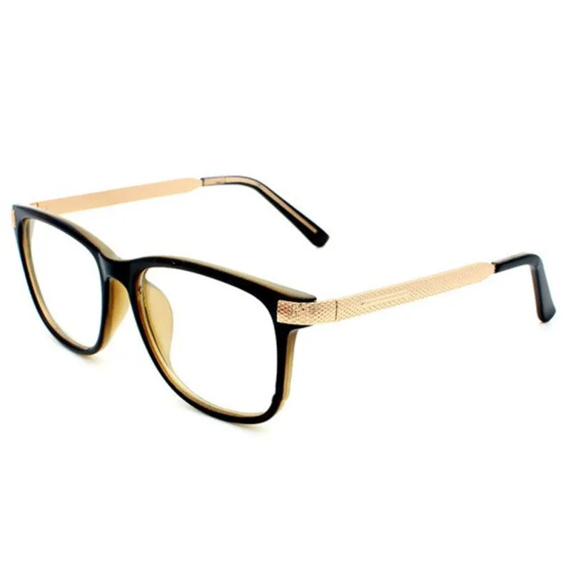 Retro Square Frames Eye Glasses Women Metal Frame Eyewear Nerd Glasses Spectacles PY6 SM6