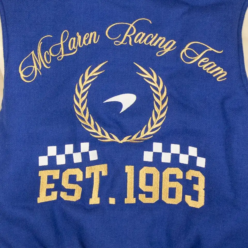 Rhude Blue & Creme McLaren Racing Team Jacket