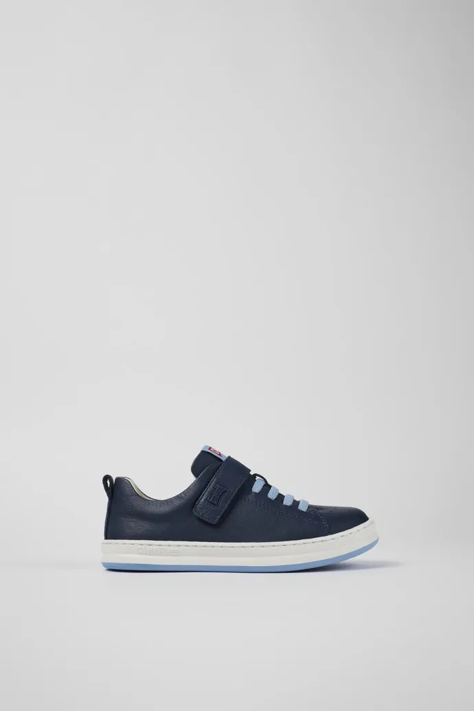 Runner Blue Leather Sneaker