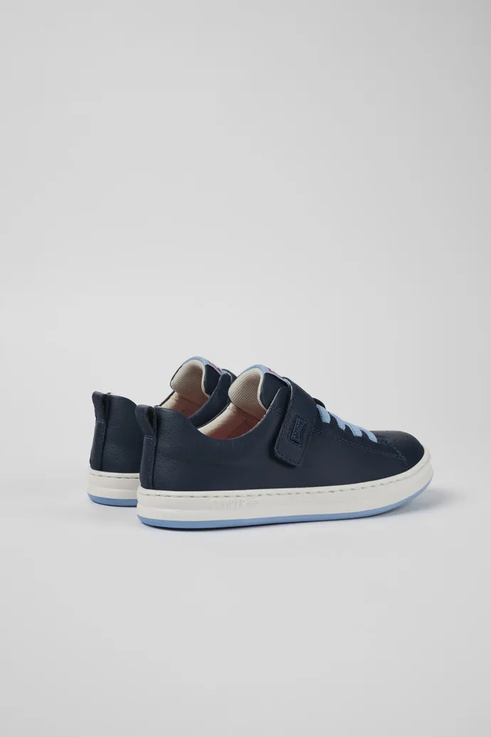 Runner Blue Leather Sneaker