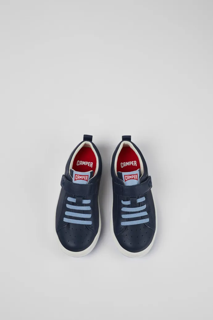 Runner Blue Leather Sneaker