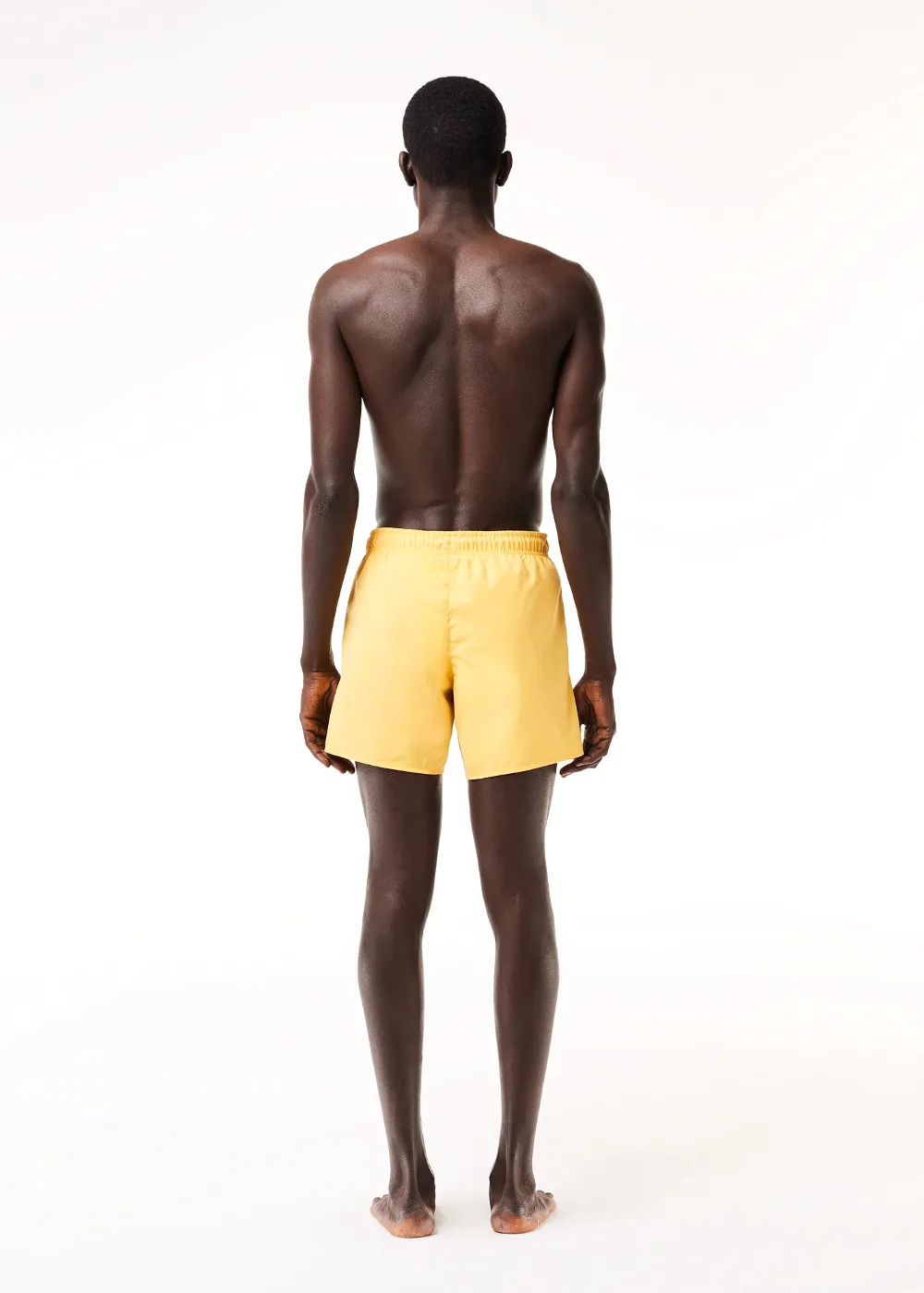 Short de bain Lacoste jaune