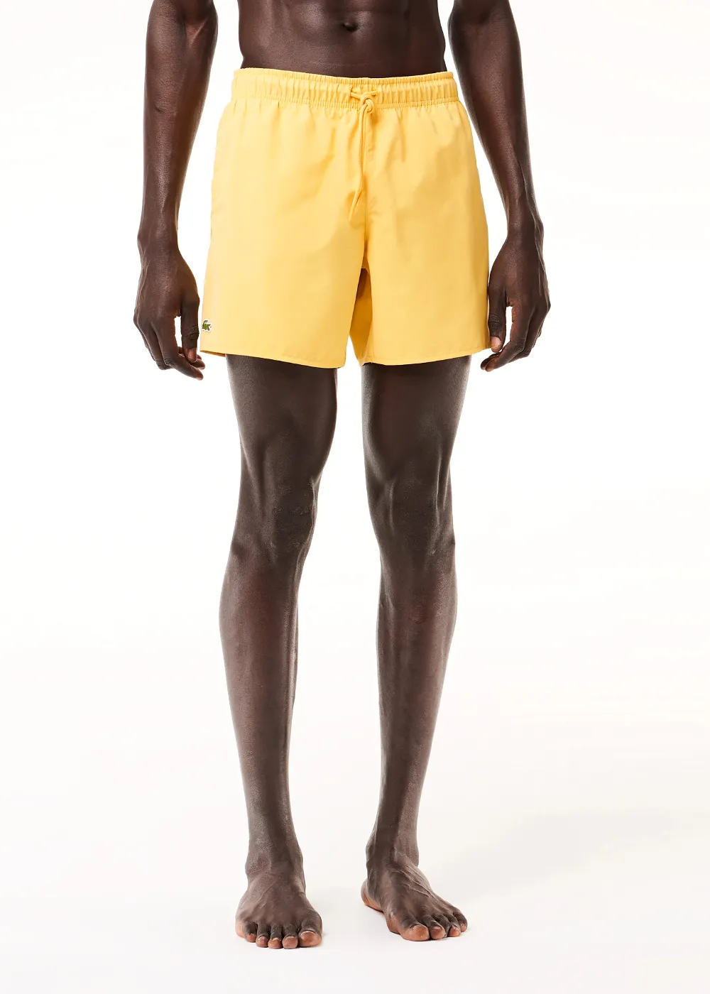 Short de bain Lacoste jaune