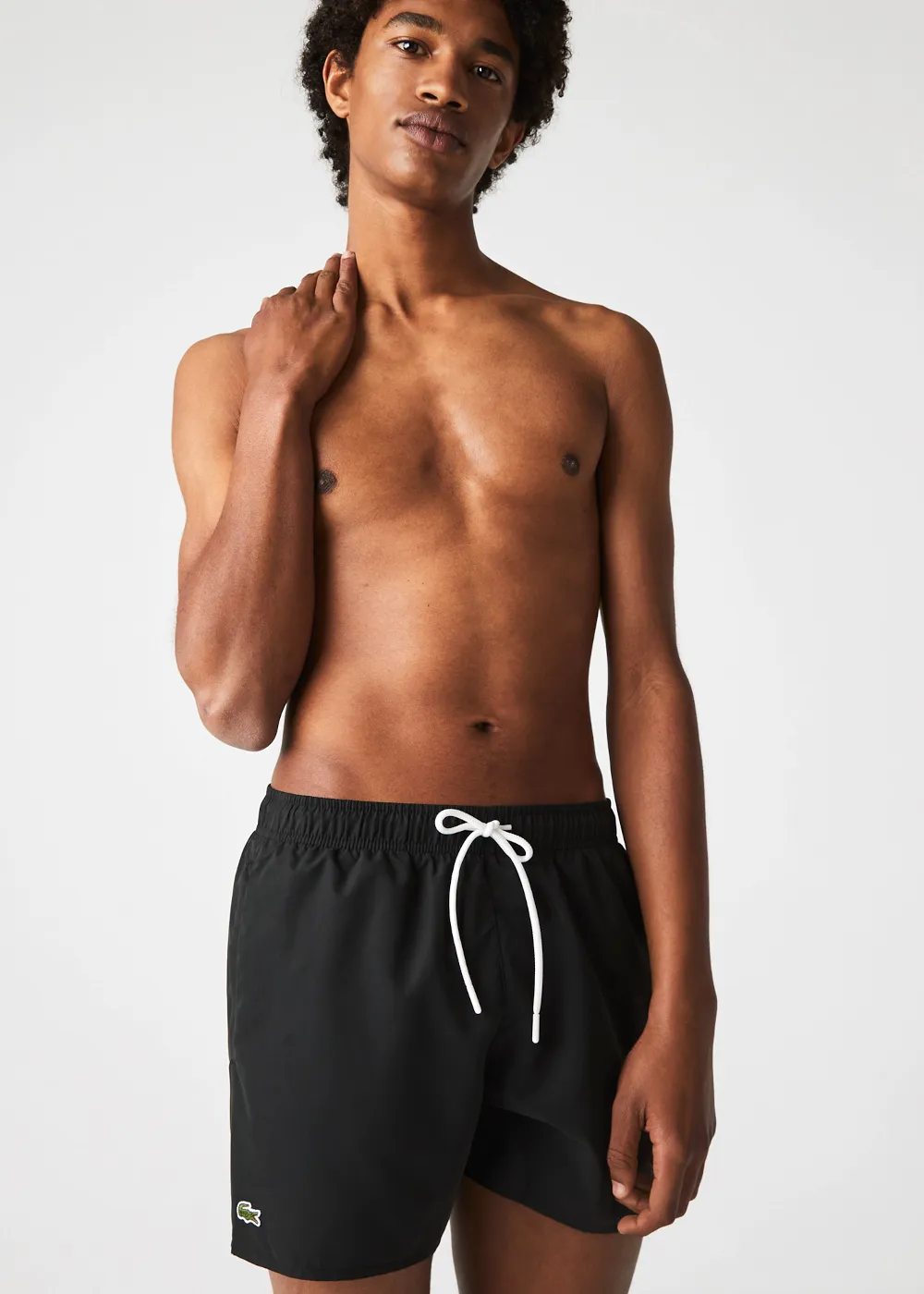 Short de bain Lacoste noir