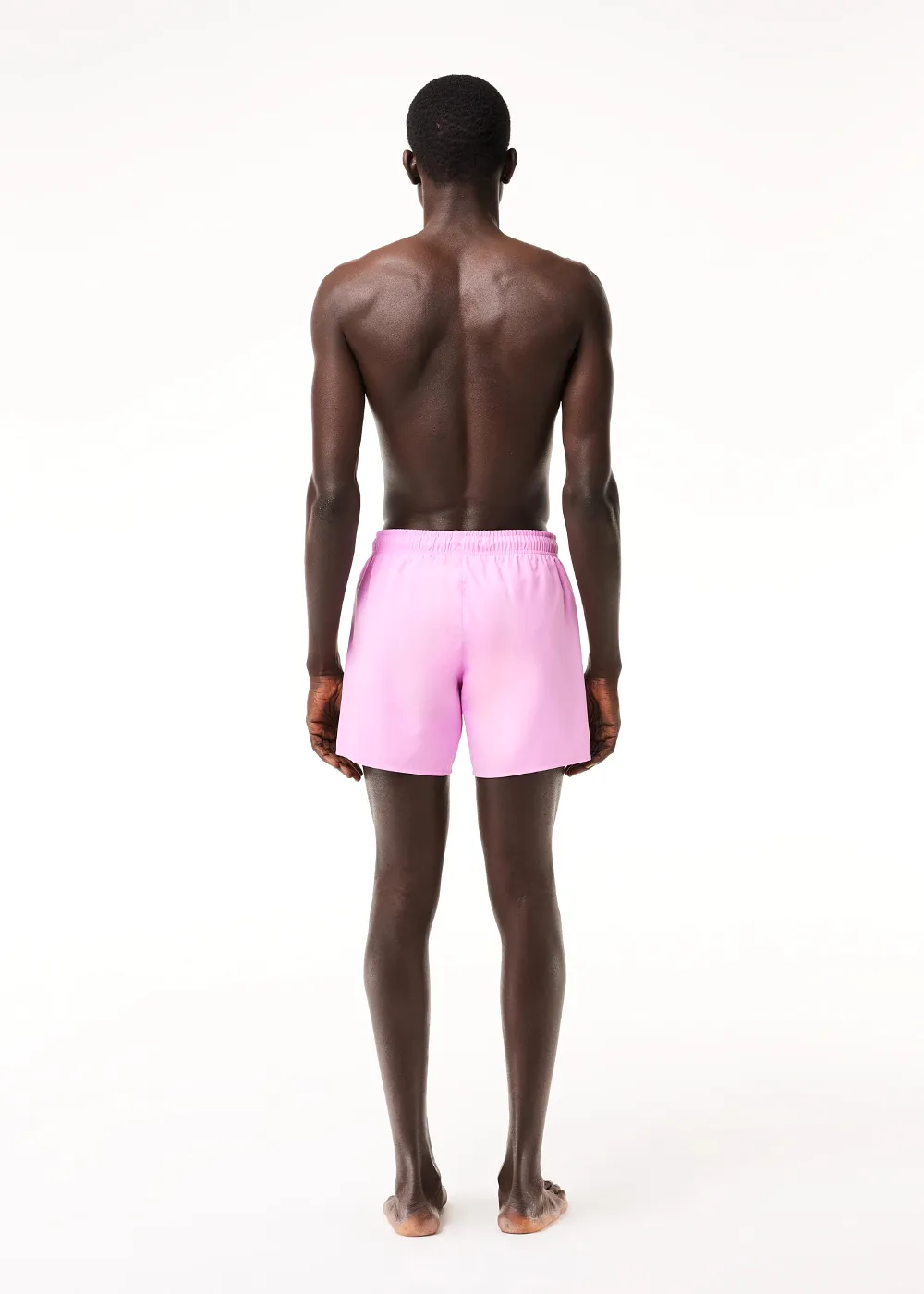 Short de bain Lacoste rose