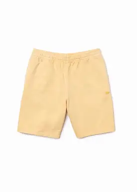 Short Lacoste en molleton logo jaune