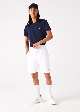 Short Lacoste Lacoste en molleton blanc