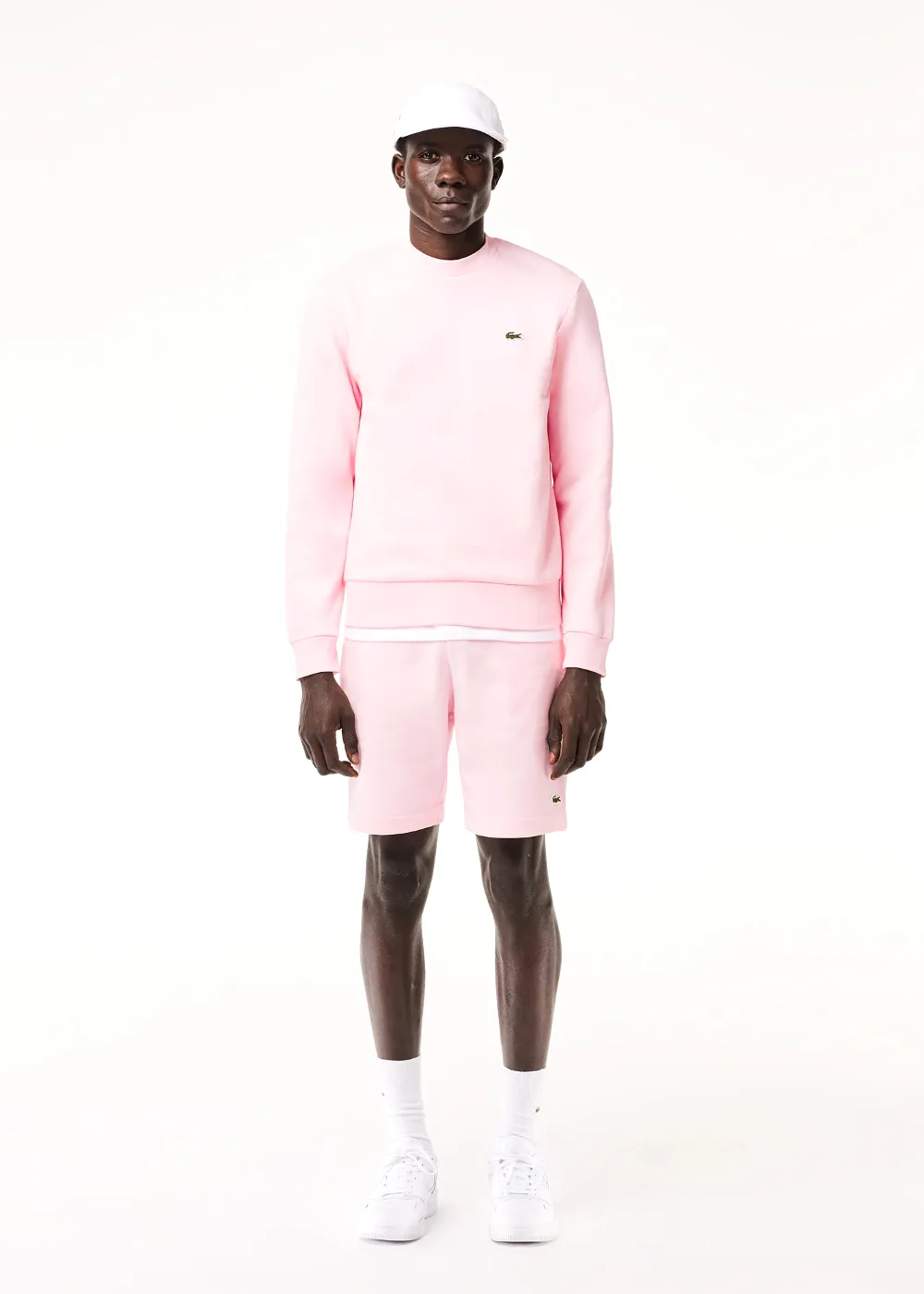 Short Lacoste Lacoste en molleton rose