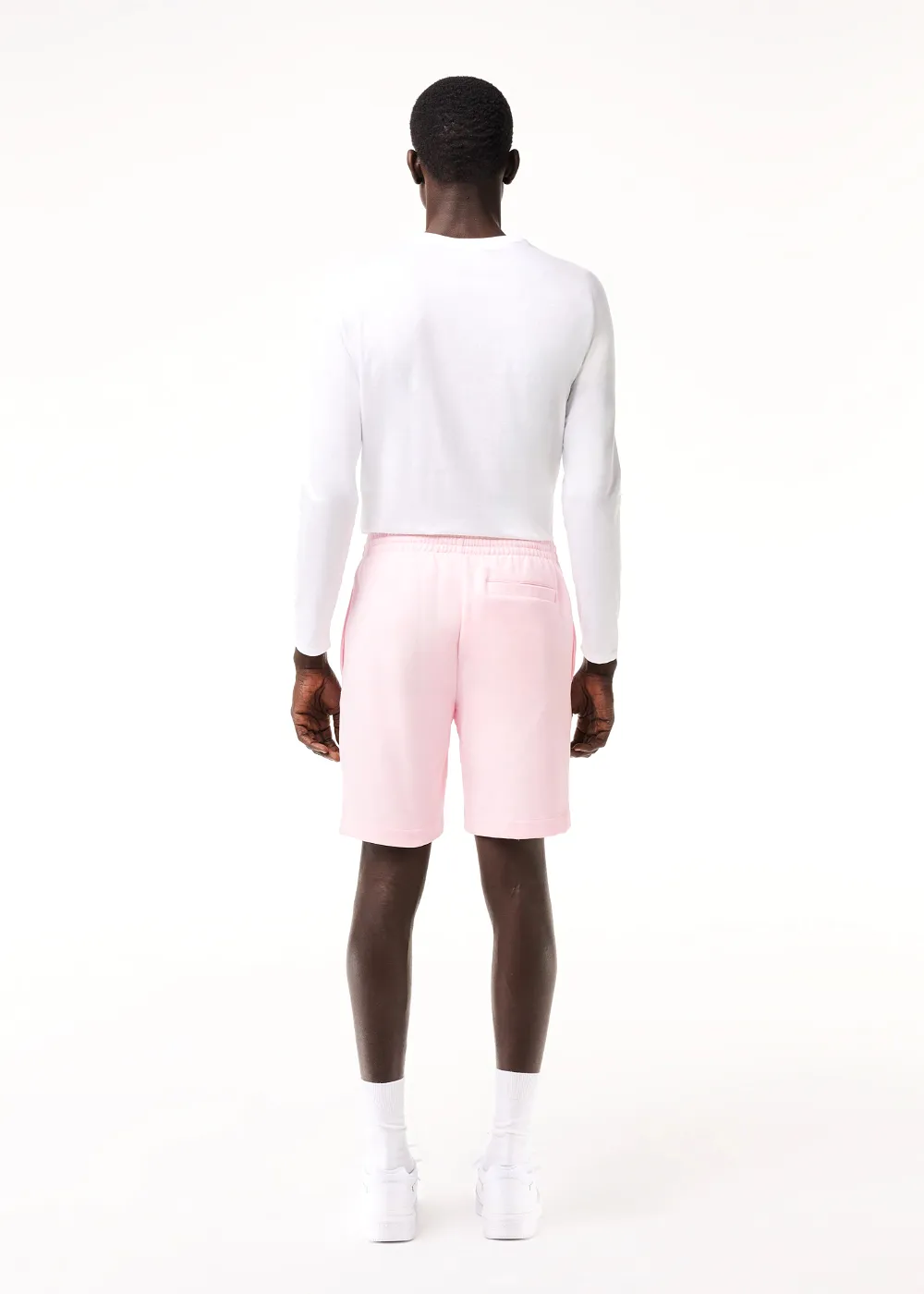 Short Lacoste Lacoste en molleton rose