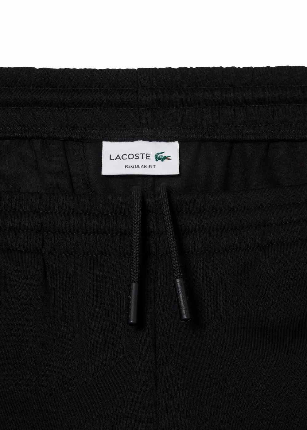 Short Lacoste molleton noir