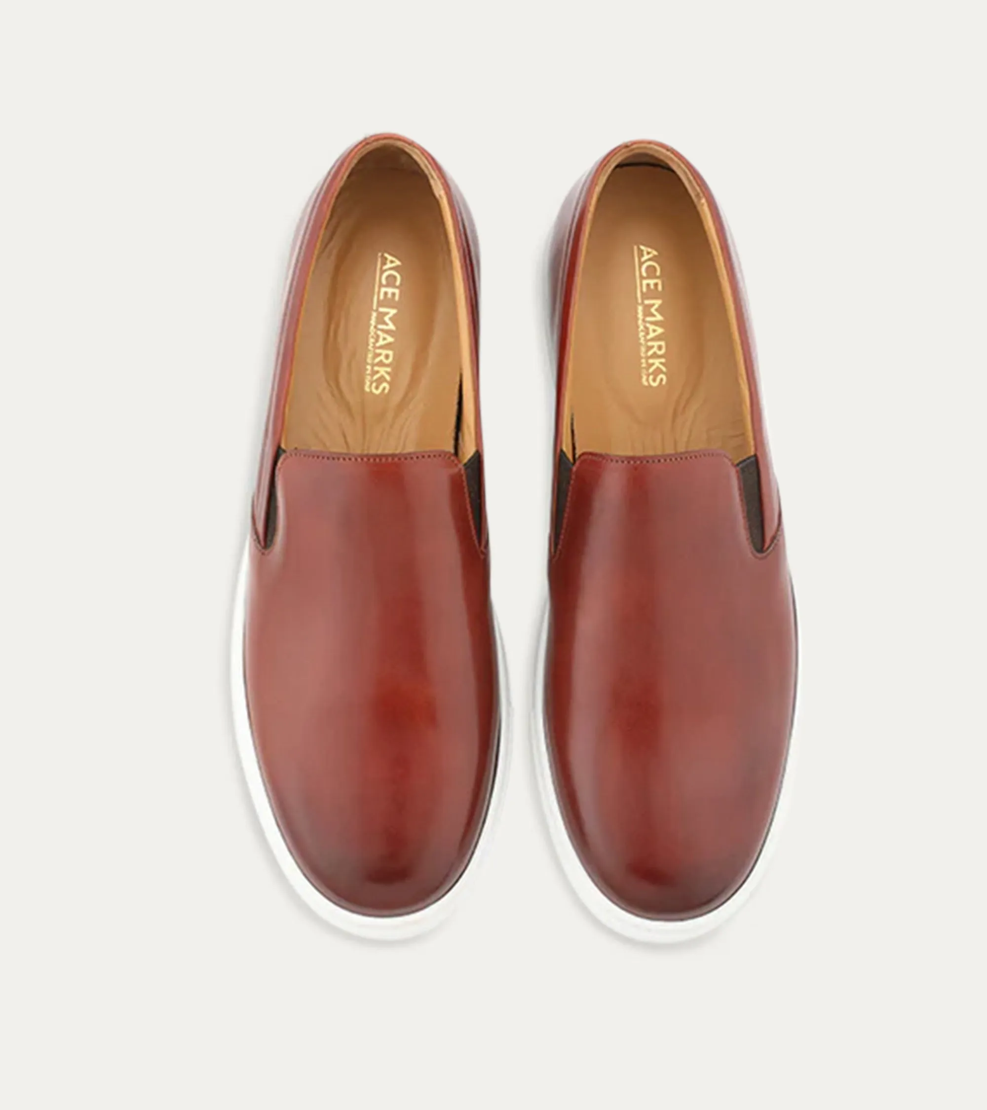 Slip On Sneaker In Brandy Antique