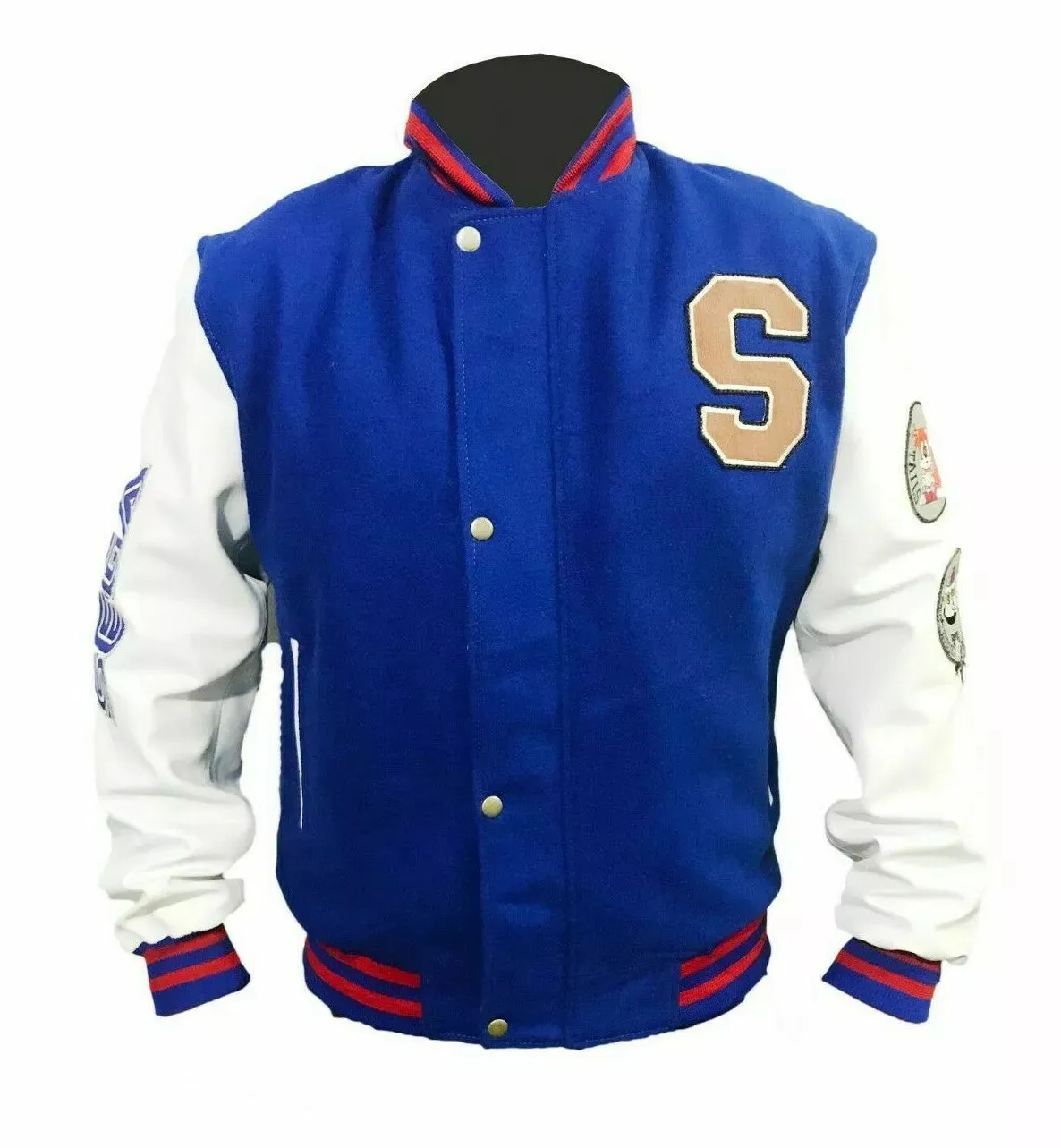 SONIC THE HEDGEHOG LETTERMAN VARSITY BOMBER JACKET-02