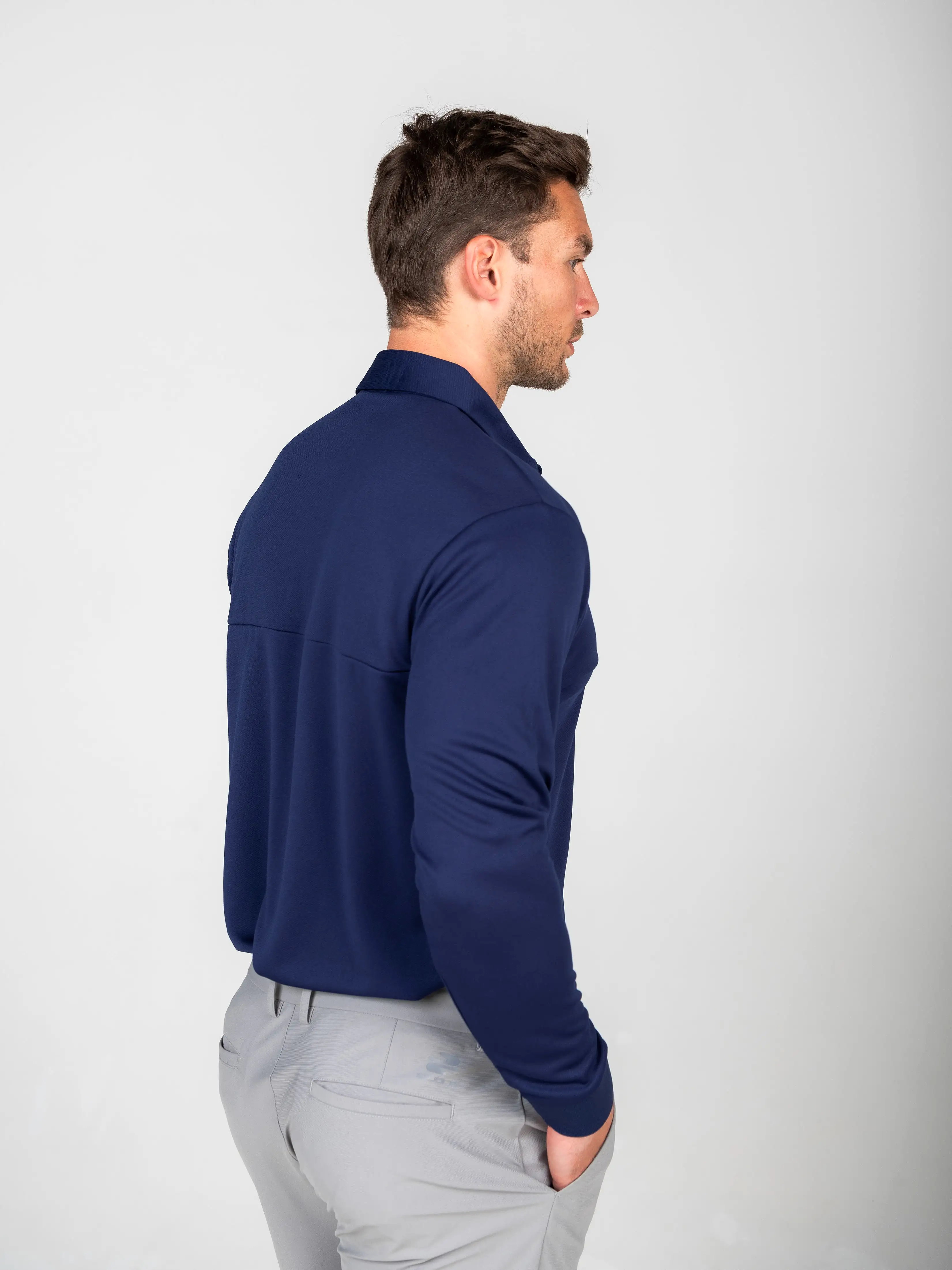 Sport-tech Long Sleeve Polo