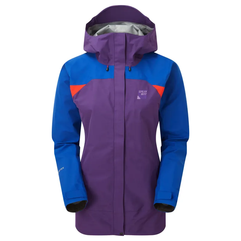 Sprayway Womens Torridon Jacket Neutron/Cobalt/Racing Red