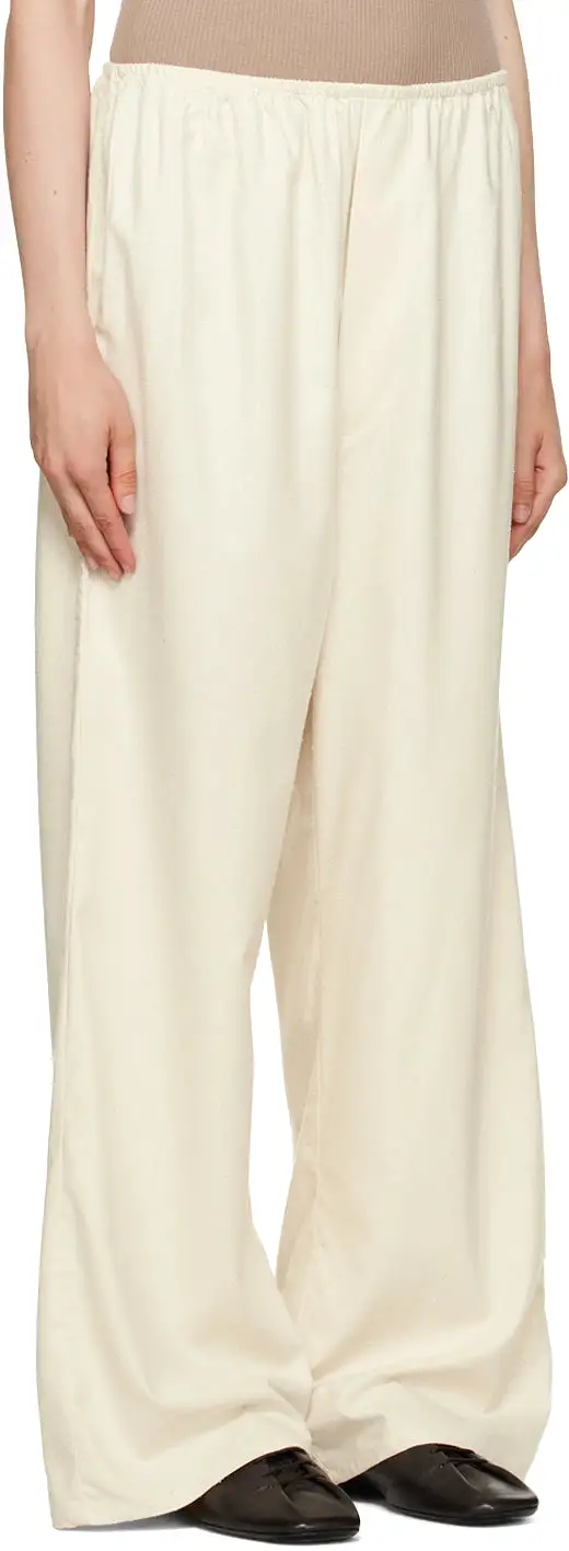 Stoa Pant | Undyed Wild Silk