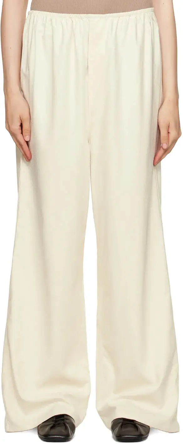 Stoa Pant | Undyed Wild Silk