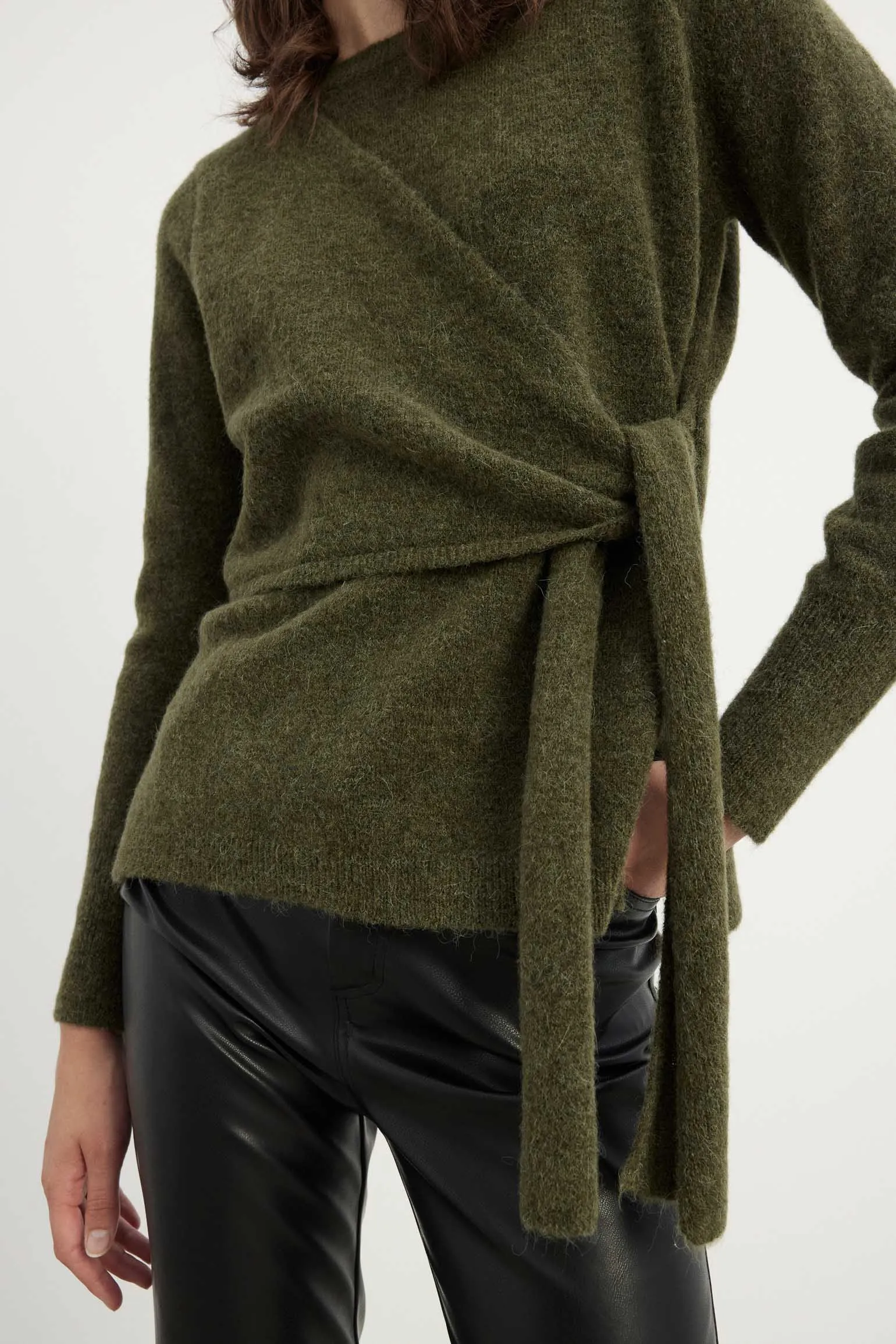 Sweater KNOT Khaki