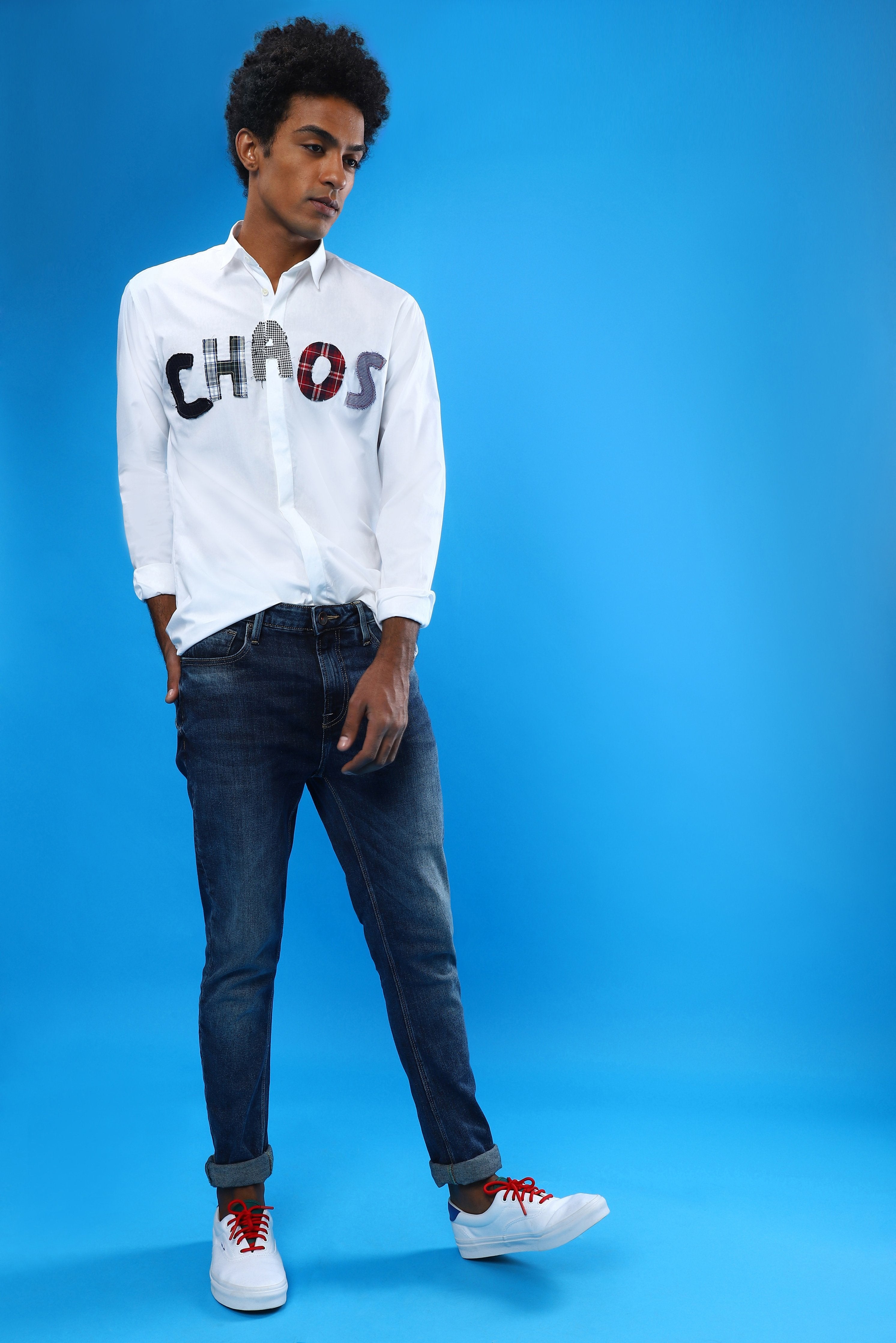 The Chaotic Appliqué Shirt