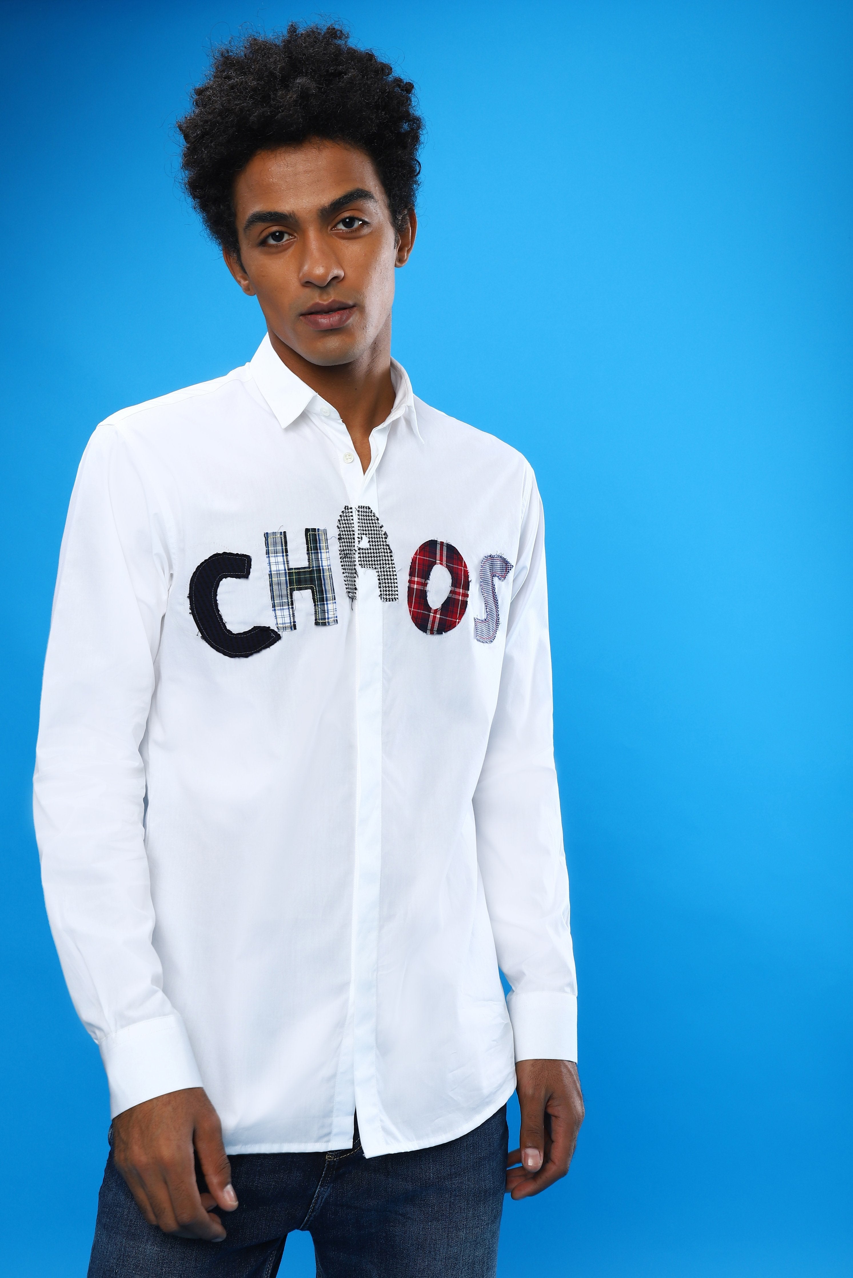 The Chaotic Appliqué Shirt