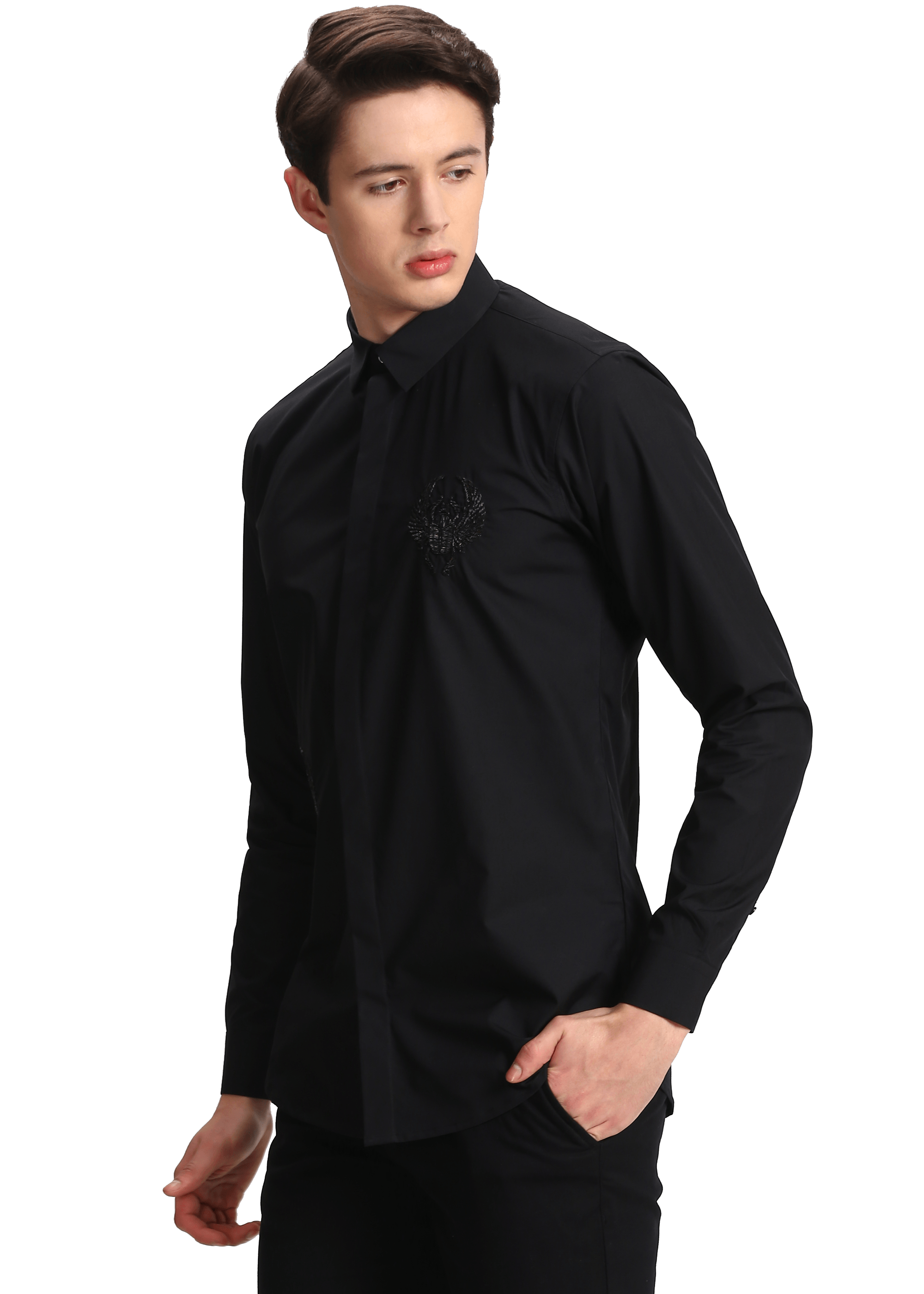 The Hand Embroidered Zardosi Scarab Shirt