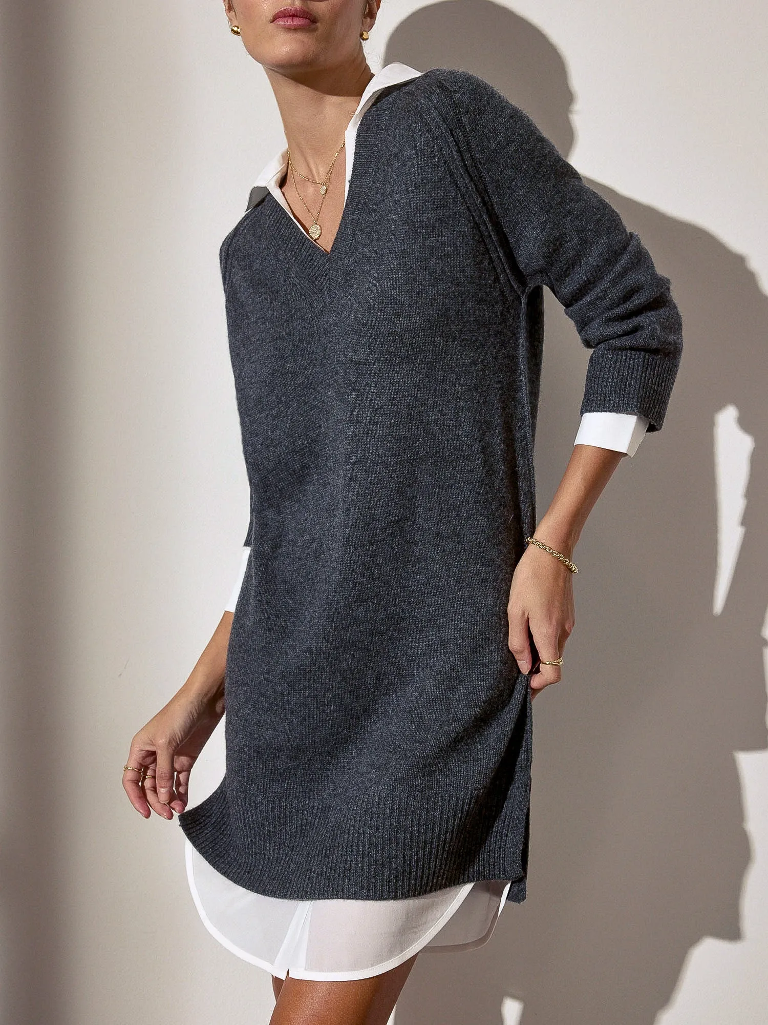 The Looker Layered V-Neck Dress